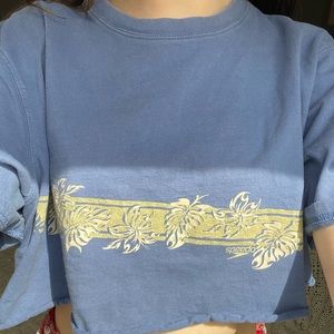 Cropped vintage speedo shirt